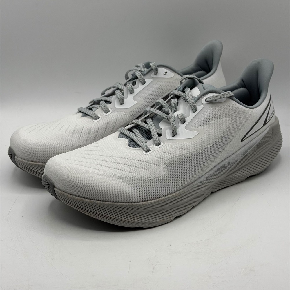 Altra Experience Flow Mens 12 White Gray Road Running Shoes Sneakers AL0A85NV120